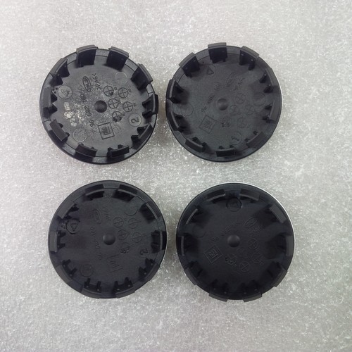Black bezel Cross Wheel Cap 4p For 2010 2011 Chevy Spark - Picture 5 of 5