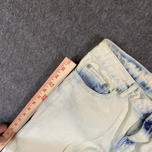 Pantalones de mezclilla para mujer AEROPOSTALE lavados con ácido BAYLA ajustados talla 10 regular - Imagen 10 de 16