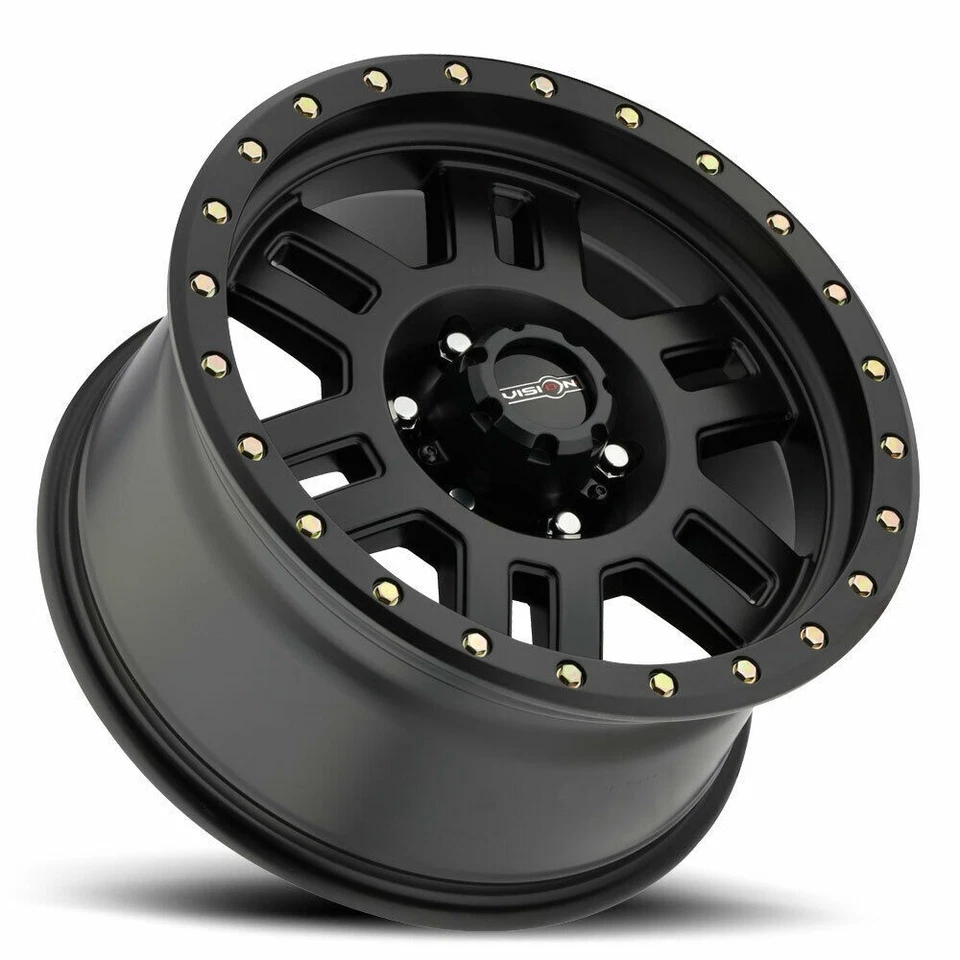 Llanta de camión 15" Vision Off-Road 398 Manx negra mate 15x8 6x5,5 -19 mm Foto 2 de 4