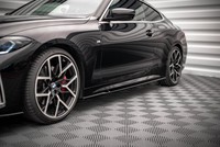 Maxton Design Seitenschweller Ansatz (Paar) V.1 Passend FüR BMW 4Er M-Paket / M4