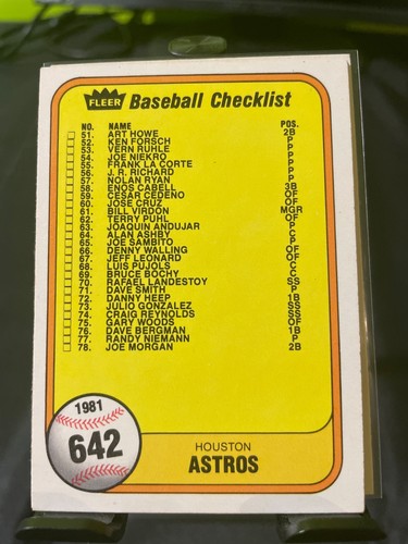 1981 Fleer Baseball you pick to complete your set - Picture 94 of 98