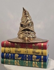 Harry Potter 25th Anniversary House Book GOLD Sorting Hat Popcorn Bucket