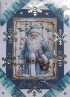 Happy Christmas Hand Crafted Decoupage Christmas Card - Happyy Christmas 2950