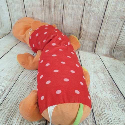 IKEA 30" Red & Orange Polka Dot Hippo Plush Barnslig Flodhast soft Toy - Picture 6 of 13