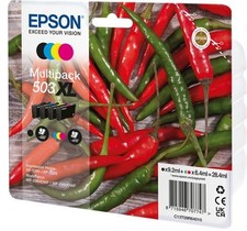 ORIGINAL Epson Multipack nero / ciano / magenta / giallo C13T09R64010 503 XL ~19