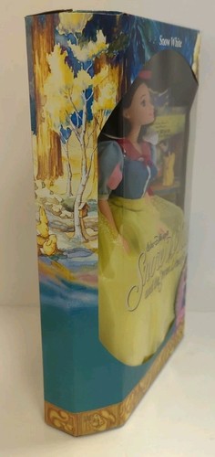 Muñeca Blancanieves Mattel Walt Disney con libro pequeño #7783 - 1992 - ¡Sin usar, en caja! - Imagen 2 de 8