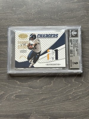 2004 Leaf Certified Materials FOTG LaDainian Tomlinson /21 BGS 9