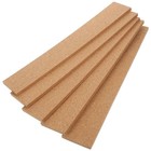 5 Pcs Notice Boards for Office Self-adhesive Corkboards Bulletin Strip