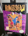 1989 KINGS OF THE BEACH Nintendo NES Game Box ONLY W/Inserts CLEAN