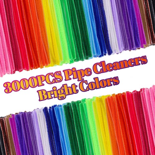 3000-Piece Chenille Stems & Wiggle Eyes Craft Kit - Picture 5 of 11