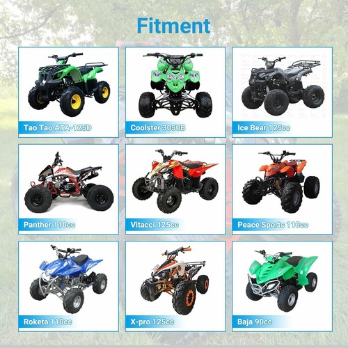 Filtro aria 35mm (1-3/8") compatibile con Taotao Coolster 110cc 90cc 70cc 50cc... - Foto 5 di 9