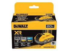 DEWALT XR Powerstack DCBP520 20V 5Ah Lithium-Ion Battery Yellow