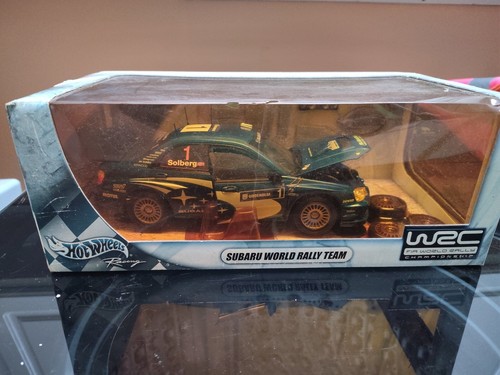 Hot Wheels Subaru Impreza Scale Model 1/18 Swedish Rally #1 Solberg *Preloved* - Bild 1 von 21