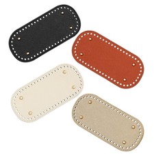 4 Pcs Oval Purse Bottom Crochet Bag Handbag Base Bases for Crafts
