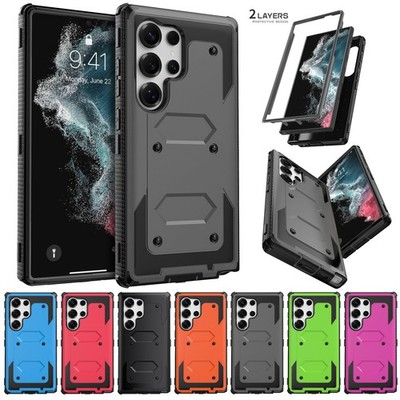 For Samsung Galaxy S22 S22 Plus S22 Ultra Dual Layer Case Protective Phone Cover