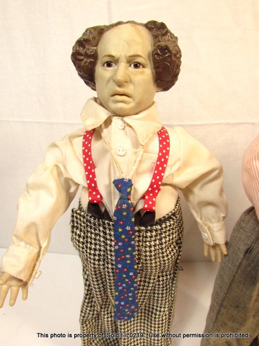 3 STCK. DREI HANDLANGER PUPPEN AUF STÄNDERN Vintage NORMAN MAURER PROD Mo Larry Curly - Bild 5 von 7
