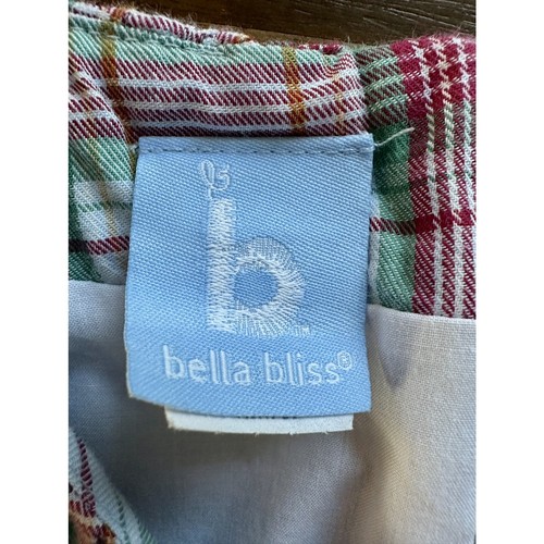 Bella Bliss Blue Notingham Plaid Willa Short Sleeve Cotton Dress Preppy 7 - Picture 4 of 8