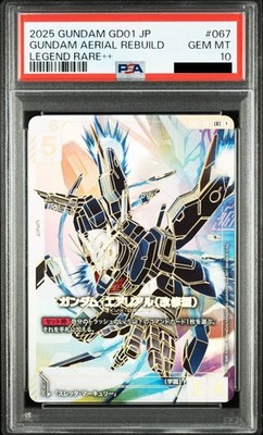 PSA10 Gundam Aerial Rebuild LR++ Newtype Rising GD01-067 Gundam