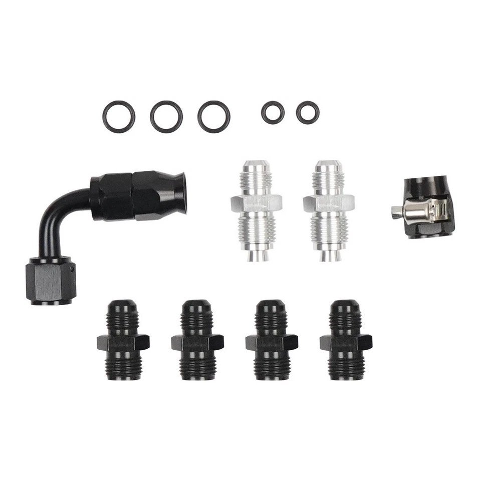 25Inch 6AN Power Steering Pump Hose Kit For Chevy C10 LS Swap Connects - Image 4 of 4