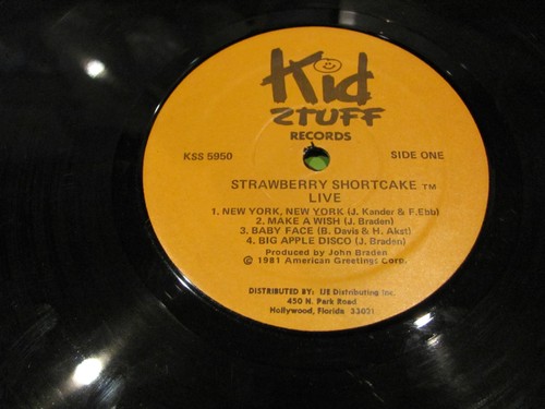 STRAWBERRY SHORTCAKE Live Orig '81 KID STUFF KSS 5950 Childrens Vinyl LP - Picture 6 of 7