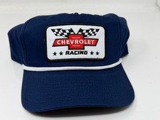 NEW Chevrolet Racing Snapback Hat Cap Blue Rope Patch GM Licensed Product