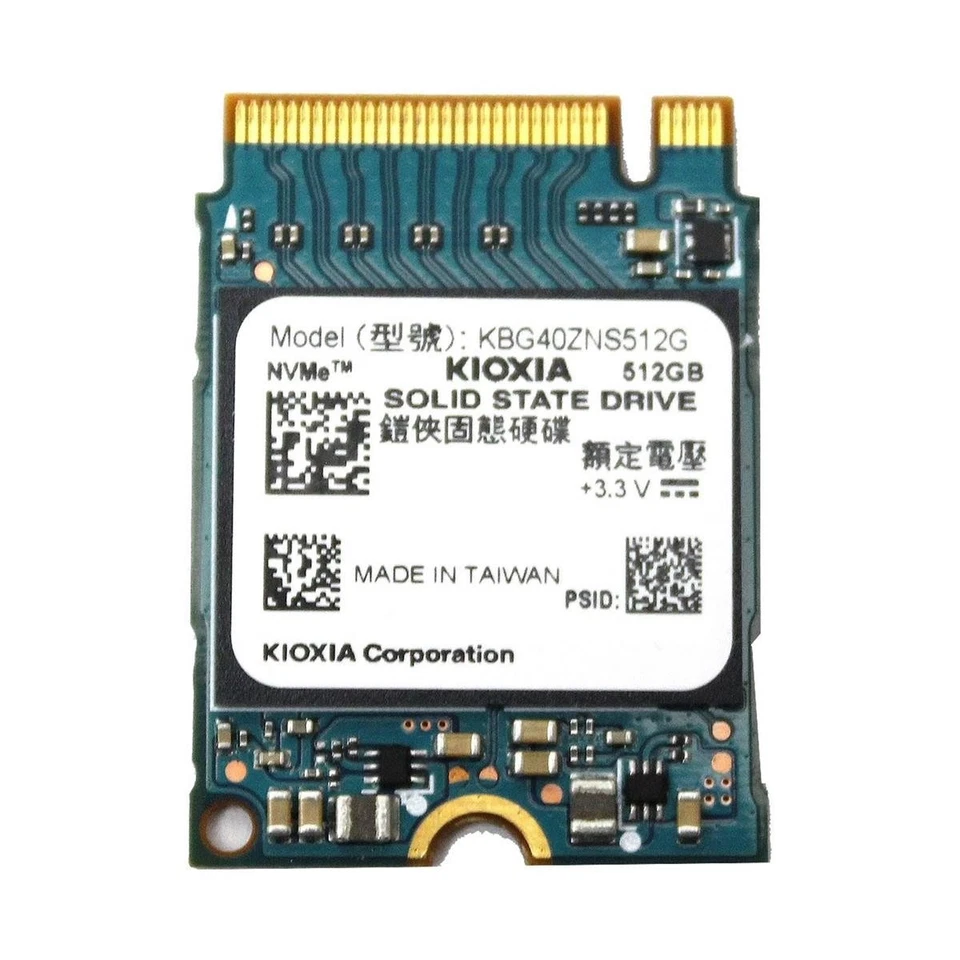 KIOXIA BG4 512 GB M.2 2230 NVMe KBG40ZNS512G SSM #324541