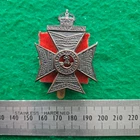 WW1 British Army Kings Royal Rifle Corps Regiment Cap Badge & Backing