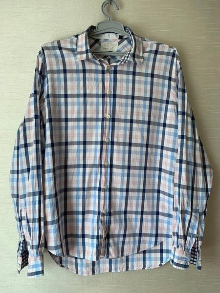 Men Thomas Pink Shirt Multicolor Cotton XL #NXJY