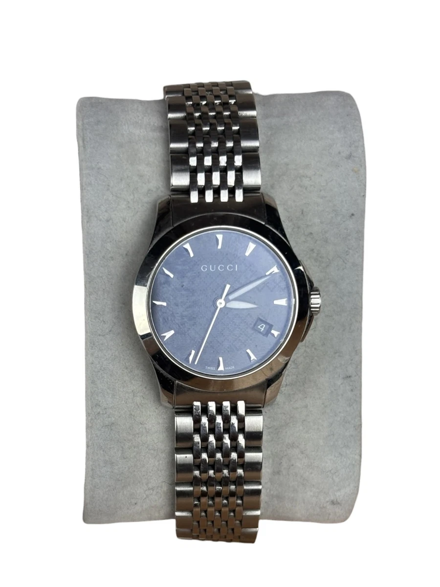 GUCCI G Timeless 126.5 Watch Operable Glass Scratch Body Only for