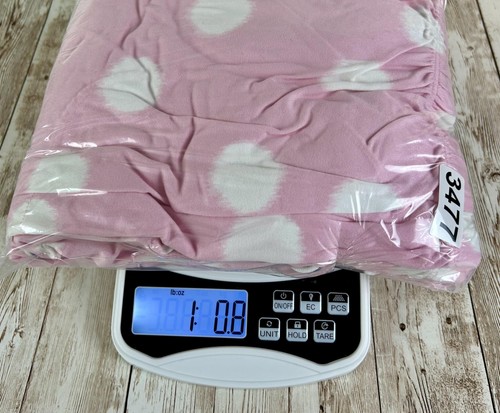Simply Vera Wang 2 teiliges Pyjama Set Damen XXL rosa gepunktet langarm weich - Bild 24 von 24