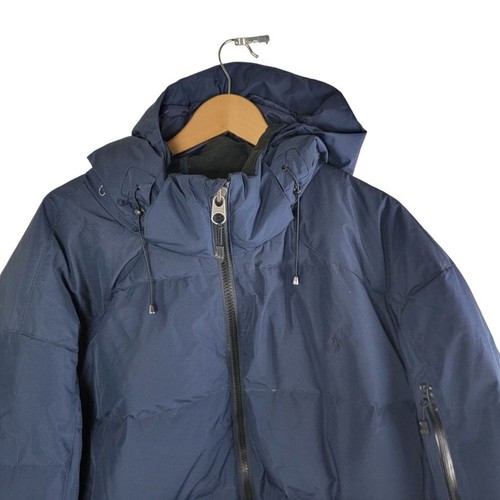Chaqueta de invierno Polo Ralph Lauren para hombre acolchada con capucha azul marino talla grande 3X - Imagen 3 de 13