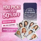 2025 TELECA K-POP Rookie • Hearts2Hearts Base Cards H2H-001 to H2H-040 Photocard