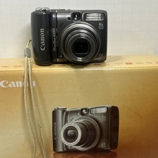 Canon PowerShot A590 IS 8.0MP Digital Camera Tested With Box Manuals SD Card
