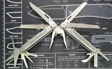 Leatherman Wave Original Stainless VGUC Vintage Retired 0502A & 0602B Tool Only