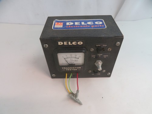 Vintage GM Delco Transistor Tester RF2C2227 NUR TEILE UNGETESTET