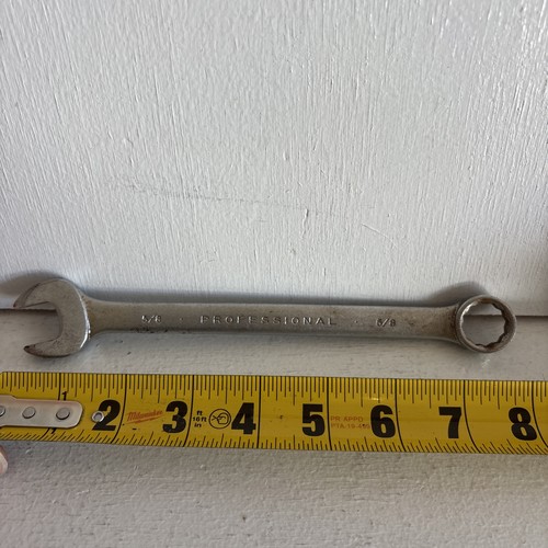 Proto Professional S 5/8" SAE Combination Wrench 12 point 1220 USA - Picture 2 of 2