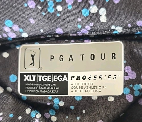 PGA Tour Pro Series NWT Athletic Fit Golf Polo Shirt - Men's Size XLT NEW t13 - Picture 6 of 8
