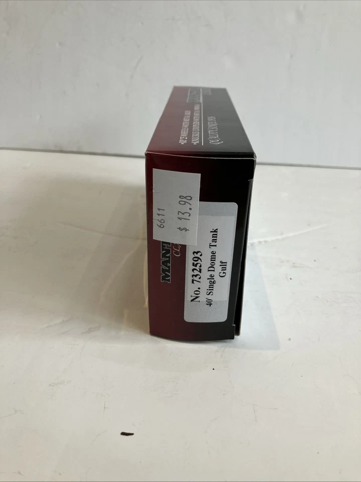 Ho Scale GULF 40' Single Dome Tank Car Model Power Mantua 732593 - Image 2 of 4