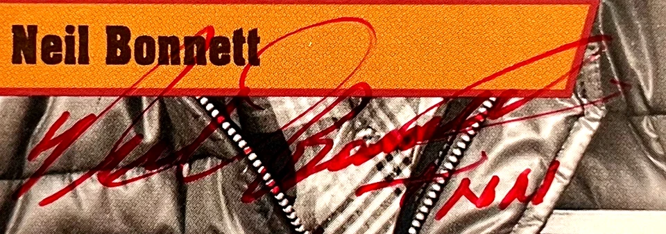 Neil Bonnett NASCAR 1991 Pro Set Legend #L24 Autographed Signed - Image 2 of 4