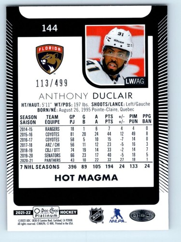 2021-22 OPC O-Pee-Chee Platinum MARQUEE ROOKIES & other VARIANT INSERTS - Picture 32 of 52