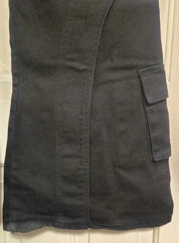 SKEESH Mens Cargo Pants Black Size 34 Excellent Condition - Picture 6 of 10