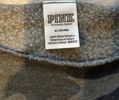 FELPA VICTORIA'S SECRET ROSA TUTTI I GIORNI CROPPED PILE SPALLE SCOPERTE MED - Foto 5 di 5