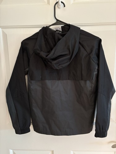 Adidas Black/Gray Zip Up Hooded Windbreaker Richmond Kickers, Youth Small*** - Picture 4 of 10