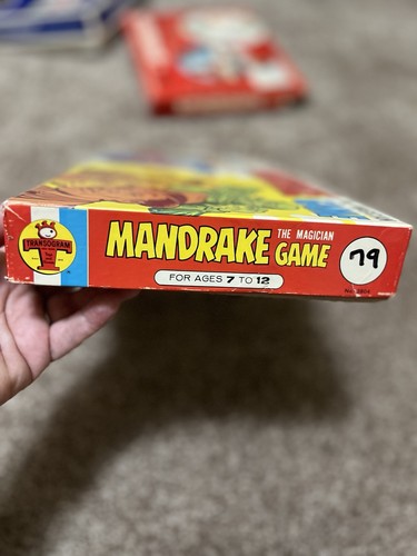 Vintage 1966, Transogram, Mandrake the Magician, Board Game, Missing One Card - Picture 2 of 10