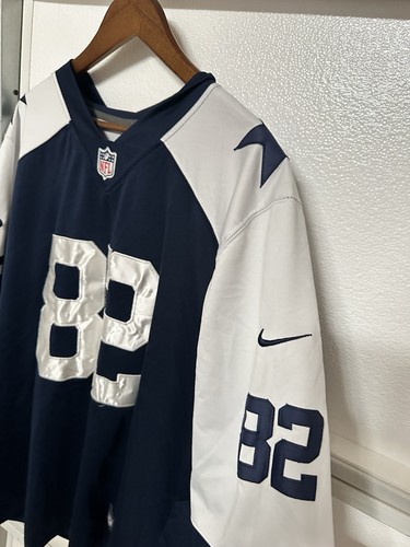 Nike Dallas Cowboys Tony Witten NFL Trikot #82 Blau Weiß XXL Aufgenäht Auf Feld - Bild 4 von 5