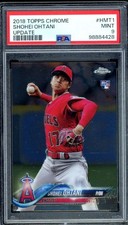 Shohei Ohtani Rookie Card 2018 Topps Chrome Update #HMT1 PSA 9