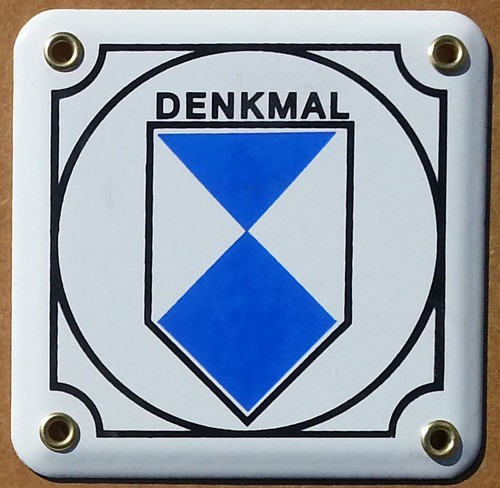 Monumento reserva monumental cartel cartel monumental esmalte cartel esmaltado 10 x 10 cm - Imagen 2 de 4