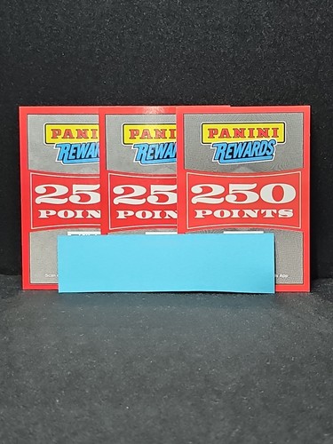 750 points Panini Rewards inutilisés 250x3 points Panini