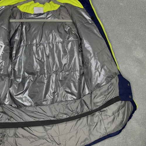 Columbia Jacket Youth SzL Gray Colorblock Hooded Alpine Action II Waterproof Ski - Picture 5 of 14