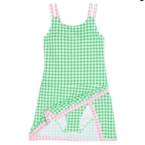 Lands' End x Draper James Gingham Swim Dress Size 18W One Piece UPF Preppy NEW - Picture 6 of 11